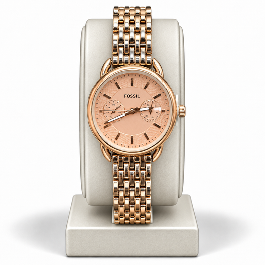 Fossil Rose Gold Chronograph Multifunction Watch
