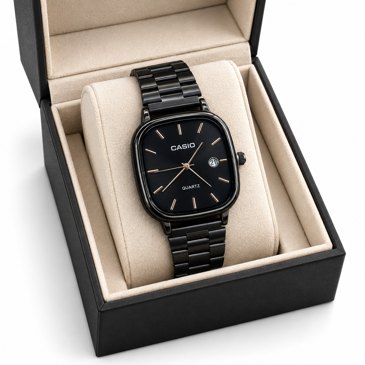 Casio LTP-B166 Series – Black Dial & Black Bracelet