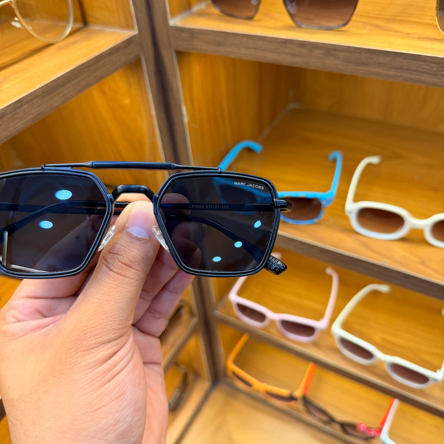 Marc Jacob’s LX3093 Black Colour Metal Square Frame Premium Sunglasses