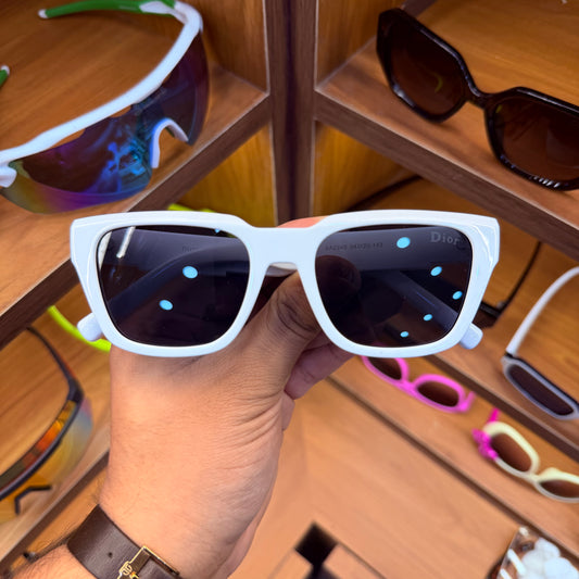 Dior White Square Trending Premium Sunglasses