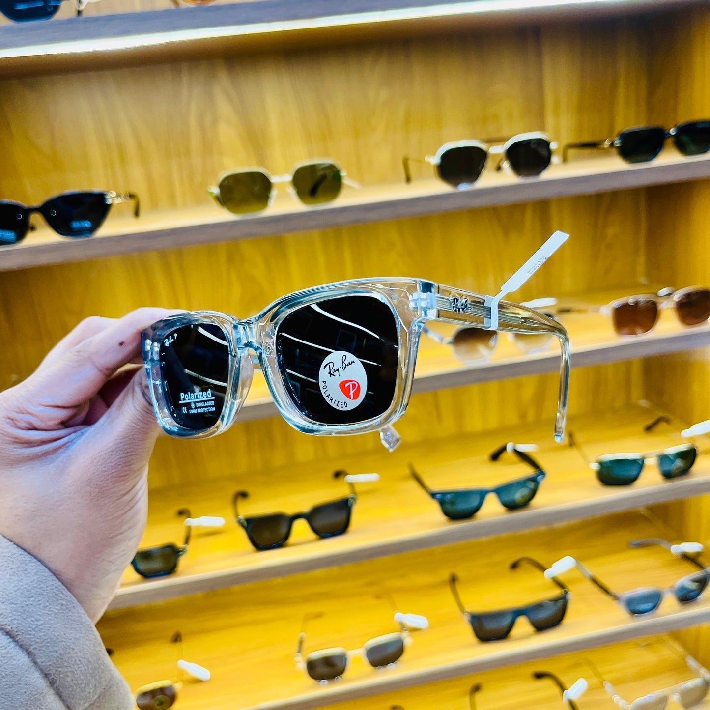 RB Trans Frame Square Premium Edition Sunglasses