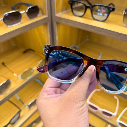 Rayban Reverse Blue Lens Premium Unisex Fashion Sunglass