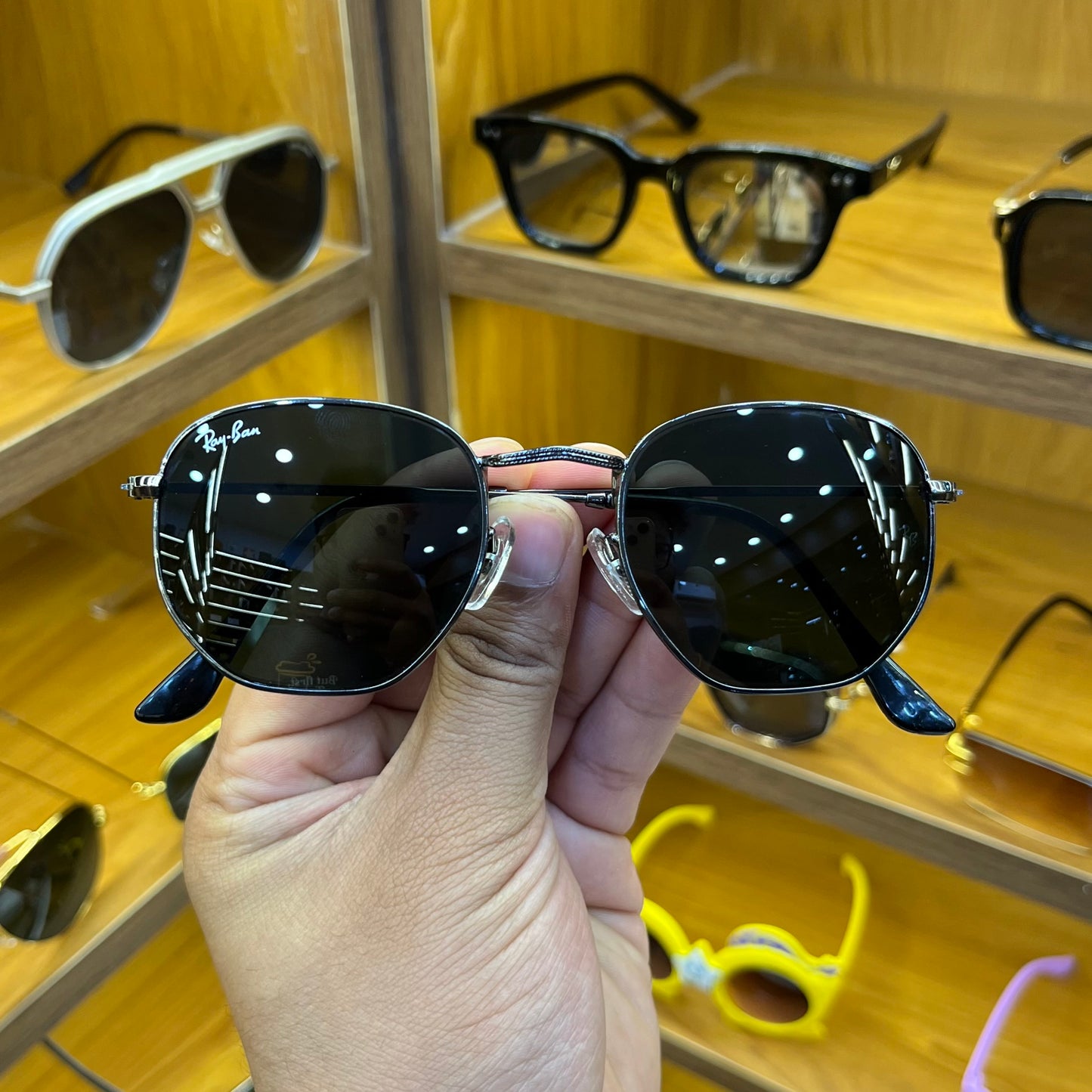 RB 3548 Black Colour Metal Frame Glass Len Most Trending Premium Subglass