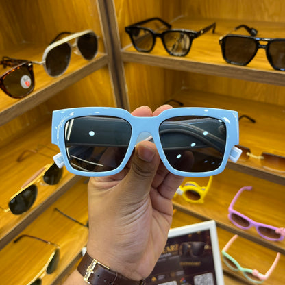 D&G Blue-White Premium Sunglasses