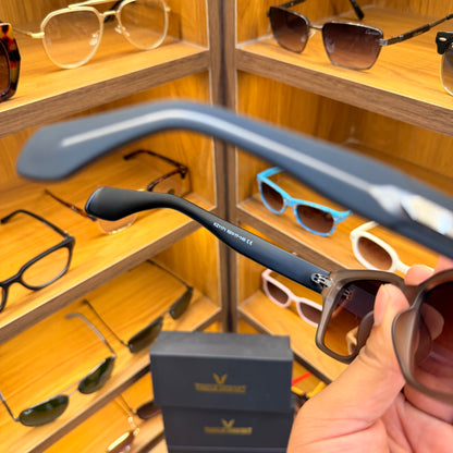 Ray Ban K21171 Matt Grey Rectangle Premium Sunglass