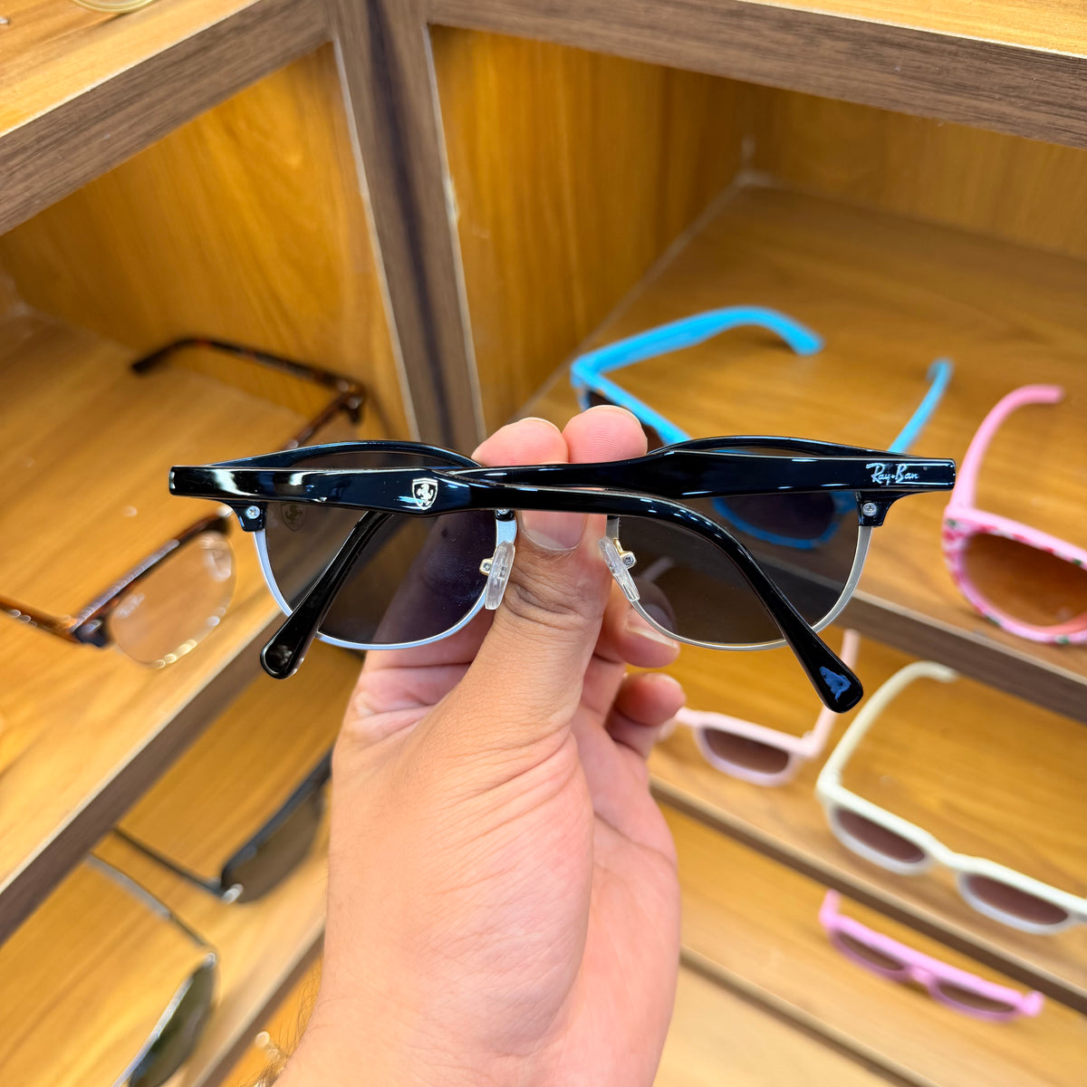RayBan Ferrari Oval Small Size Trending Premium Sunglasses