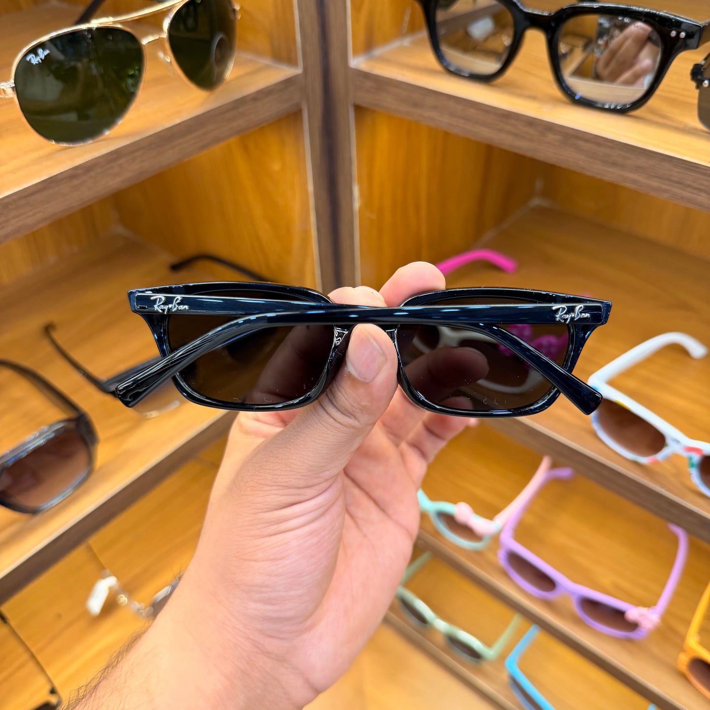 Ray Ban 4456 All Black Polarised Premium Sunglasses For Women’s