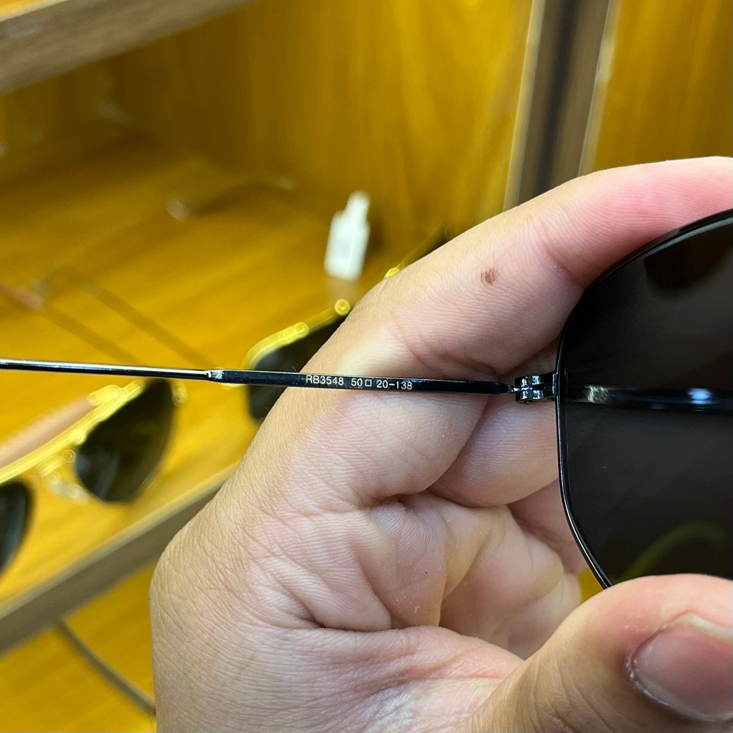 RB 3548 Black Colour Metal Frame Glass Len Most Trending Premium Subglass