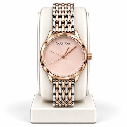 Calvin Klein Minimalist Two-Tone Women’s Watch