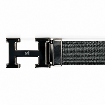 Hermès Premium Reversible Leather Belt – Black & Tan Brown