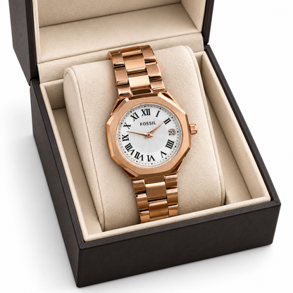Fossil Harlow – Rose Gold-Tone Stainless Steel Watch