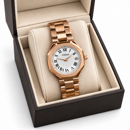 Fossil Harlow – Rose Gold-Tone Stainless Steel Watch