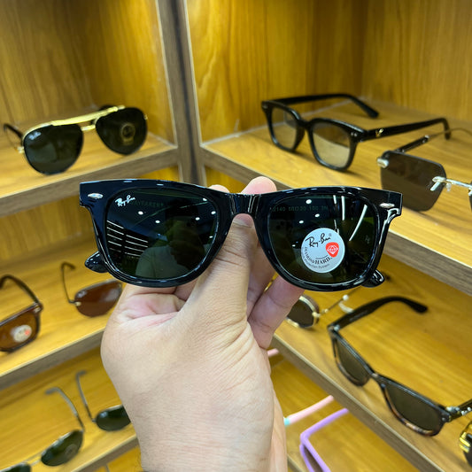 Ray Ban All Black Wayfarer Polarised Classic Premium Sunglasses For Men’s & Women’s