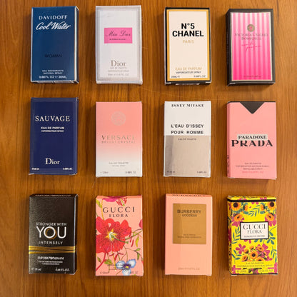 Women’s All Luxury Brands Pocket Perfumes Mega Combo of 12 Pcs | Premium Quality | Exact Same Fragrance | Value For Money Deal