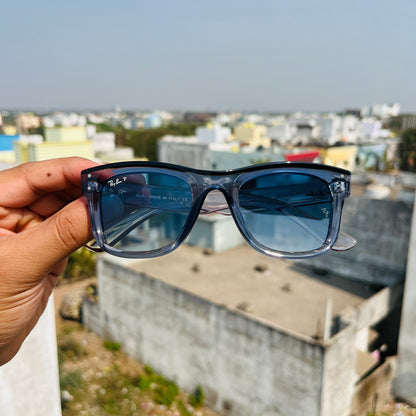 RB Reverse Trans Blue Premium Fashion Sunglass