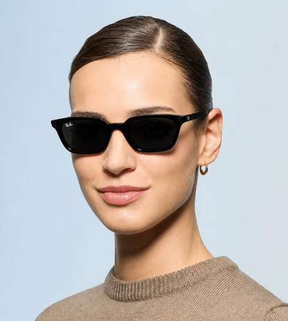 Ray Ban 4456 All Black Polarised Premium Sunglasses For Women’s