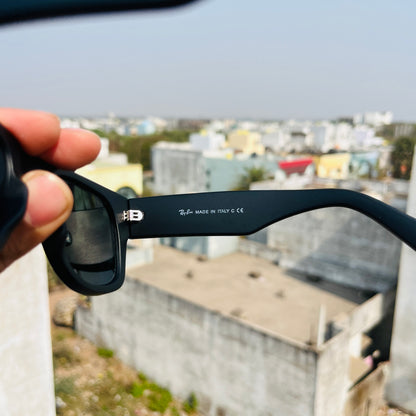 RB WAYFARER PUFFER Matt Black Premium Fashion Sunglass