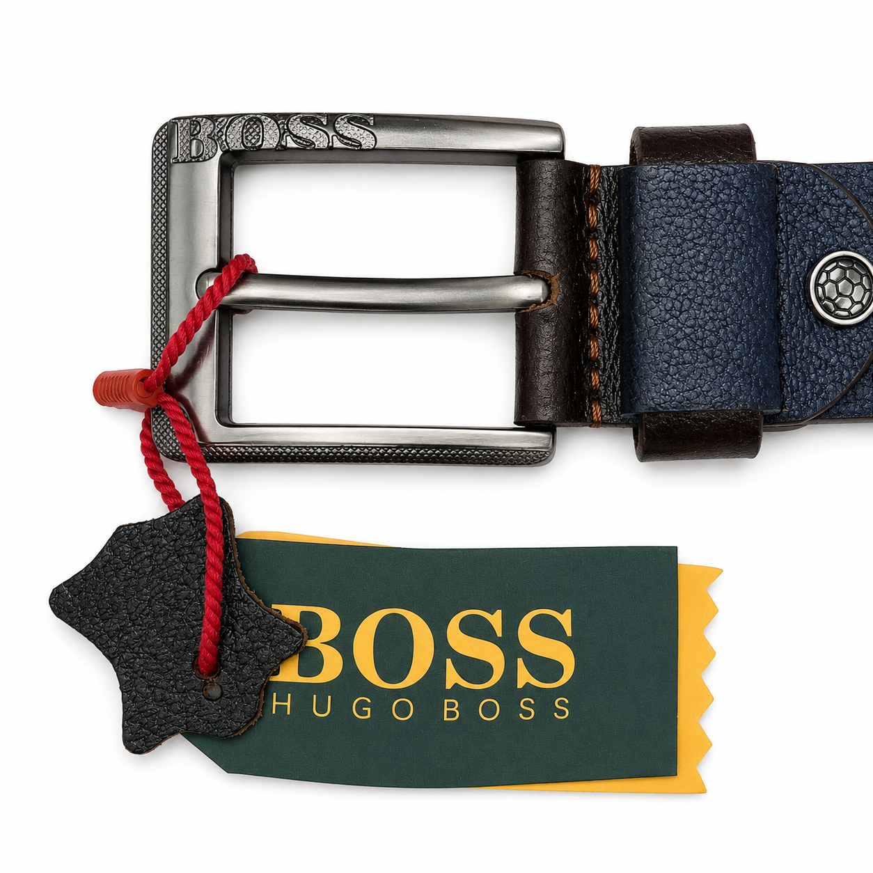 Hugo Boss Classic Textured Leather Belt