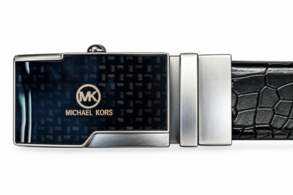Michael Kors Premium Texture Reversible Auto-Lock Belt for Men – Black & Brown Leather
