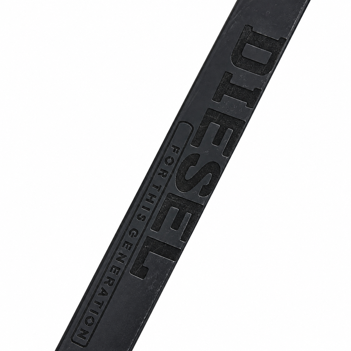 Diesel Black Signature Leather Belt