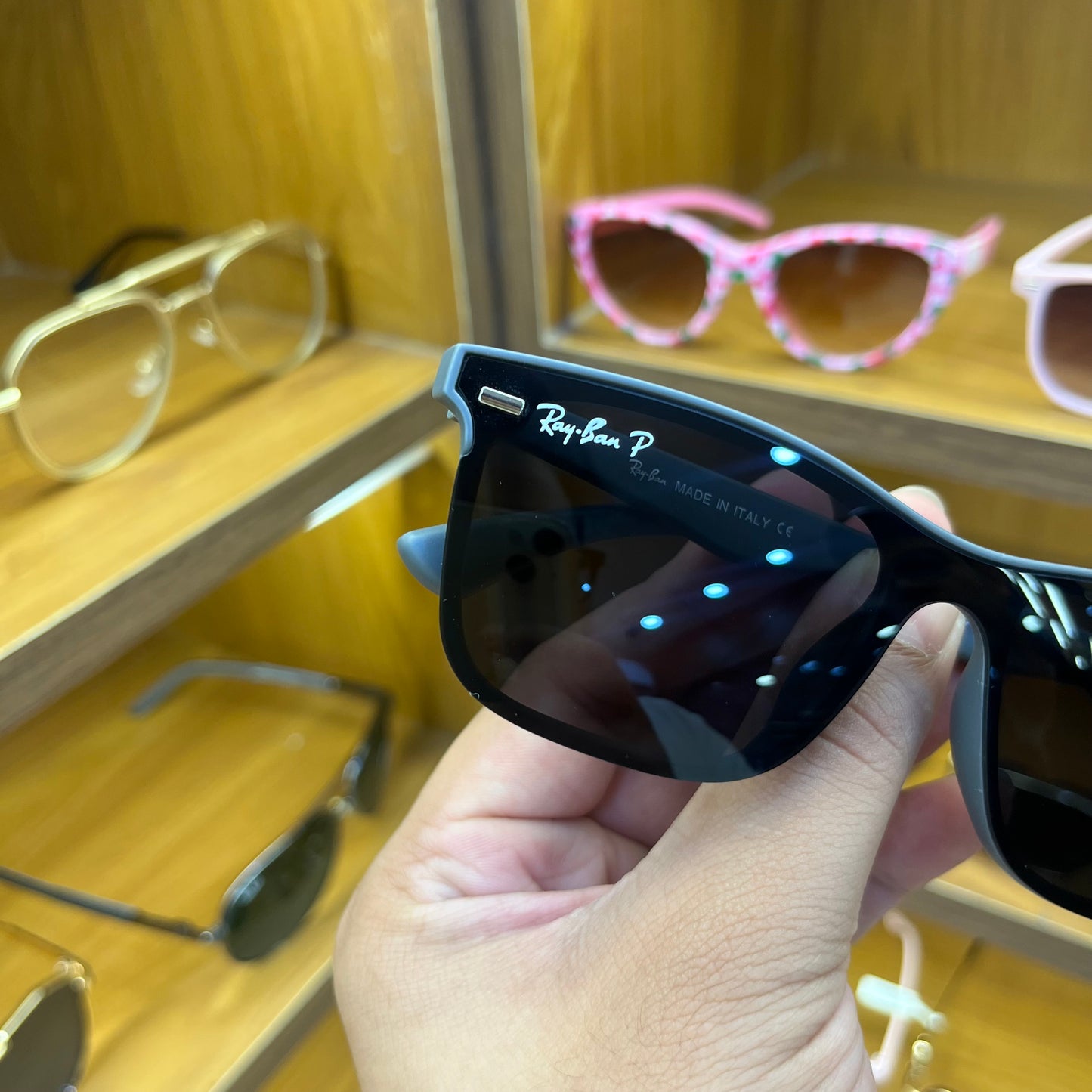 Ray Ban polarised RB4487 Matt Black-Grey Premium Sunglass