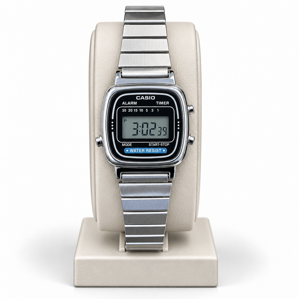 Casio Classic Small Silver Digital Retro Watch