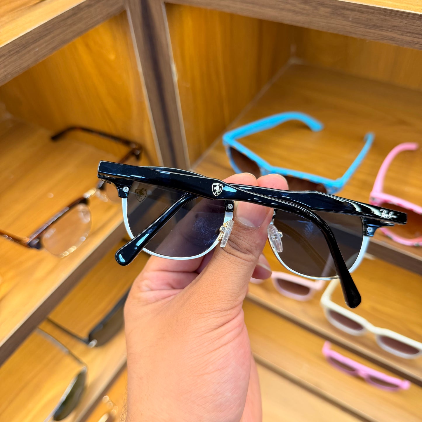 RayBan Ferrari Oval Small Size Trending Premium Sunglasses
