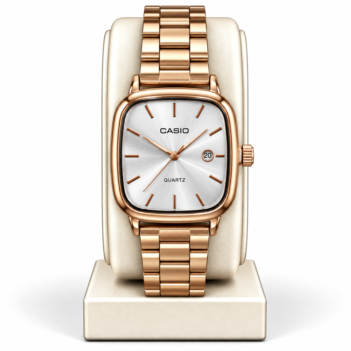 Casio LTP-B166G-9AV Timeless Collection GOLD Body Silver Dial