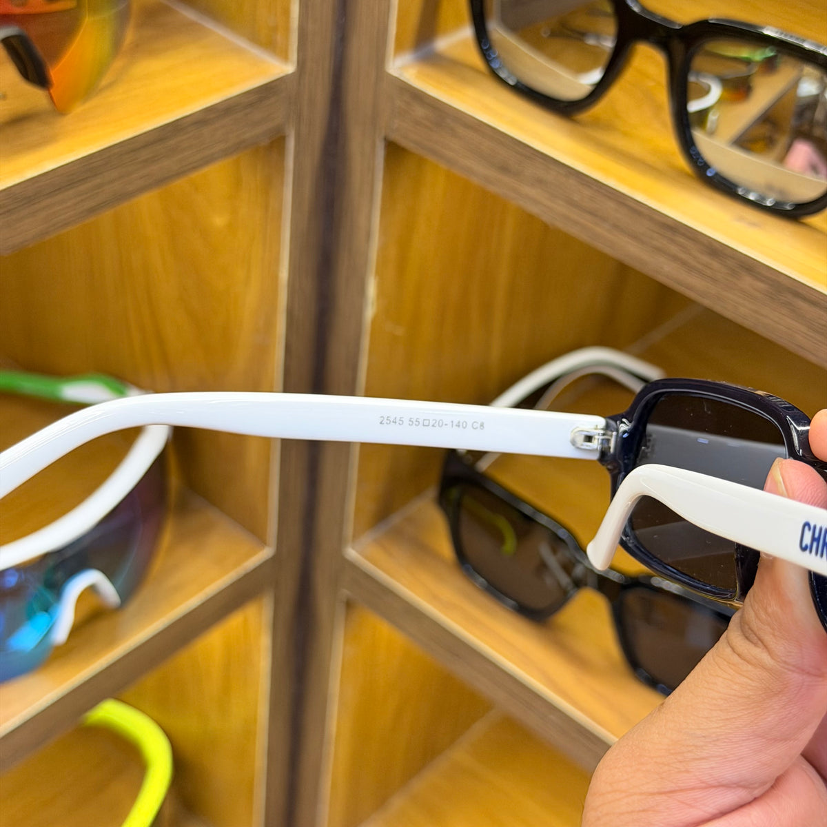 Dior 2545 White Rectangle Trending Premium Sunglasses