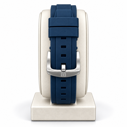 Tommy Hilfiger Blue Automatic Skeleton Dial Watch