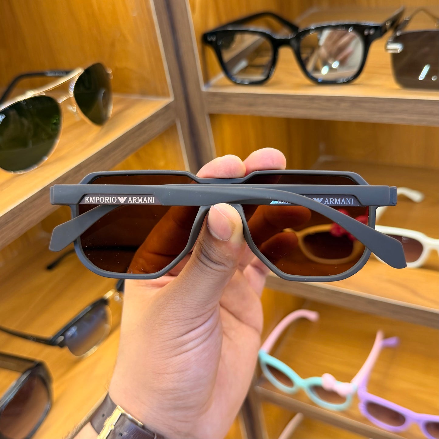 Emporio Armani Light Weight New Brown Colour Premium Sunglass