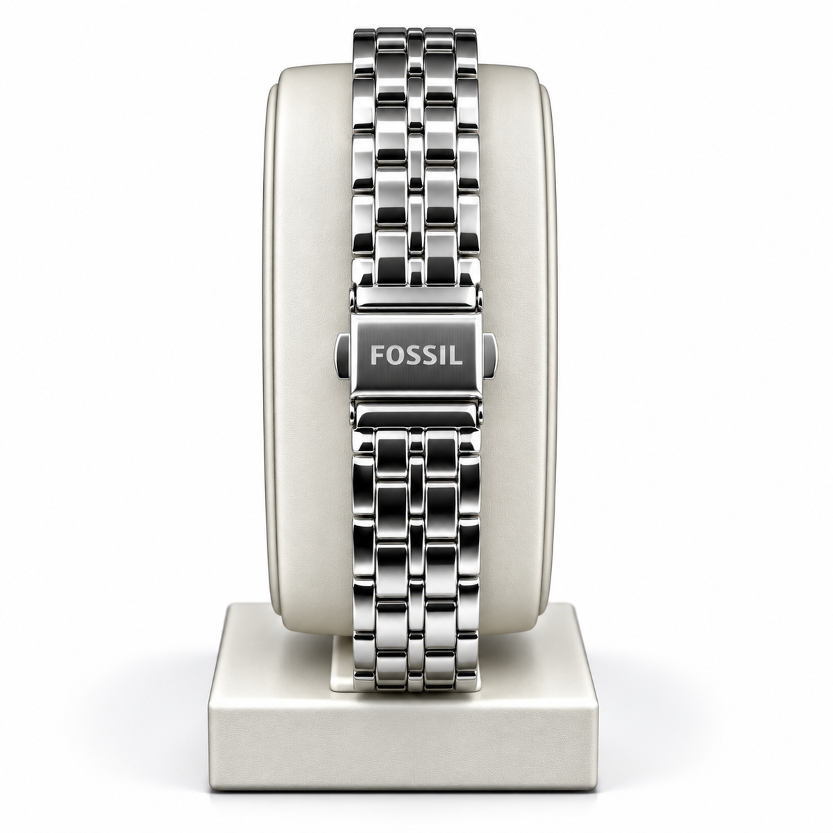 Fossil Silver Octagonal Roman Dial Luxury Watch