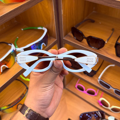 Miu Miu White Colour Premium Fashion Sunglass For Women’s and girls