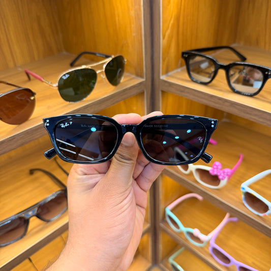 Ray Ban 4456 All Black Polarised Premium Sunglasses