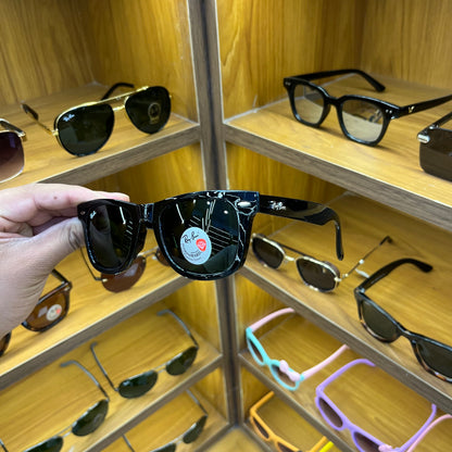 Ray Ban All Black Wayfarer Polarised Classic Premium Sunglasses For Men’s & Women’s