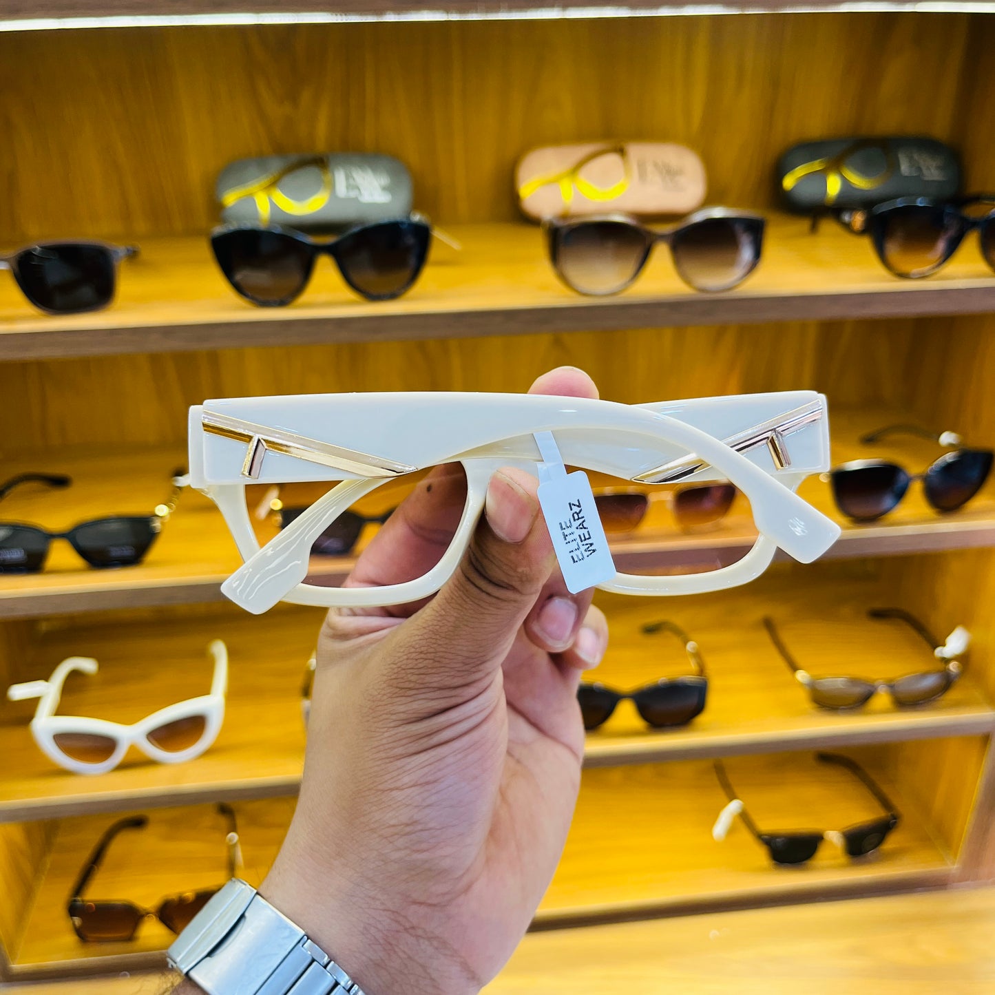 FENDI White-Pink Shade Premium Sunglasses