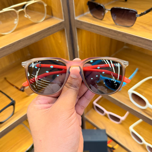Oakley Polarised Grey-Orange Premium Sunglass