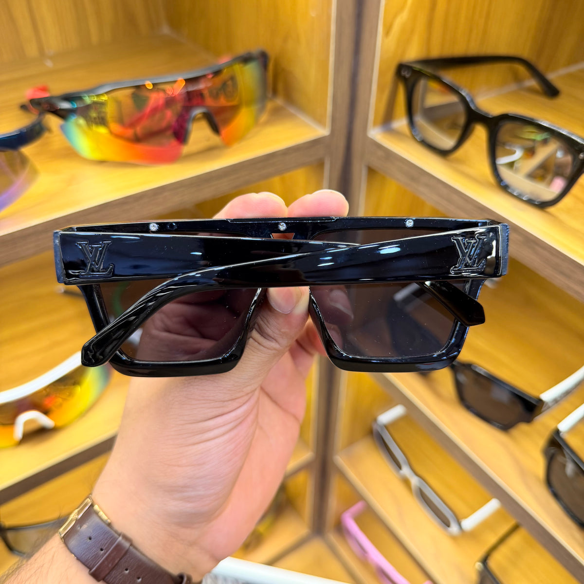 LV 6129 black Big Size Luxury Fashion Sunglasses
