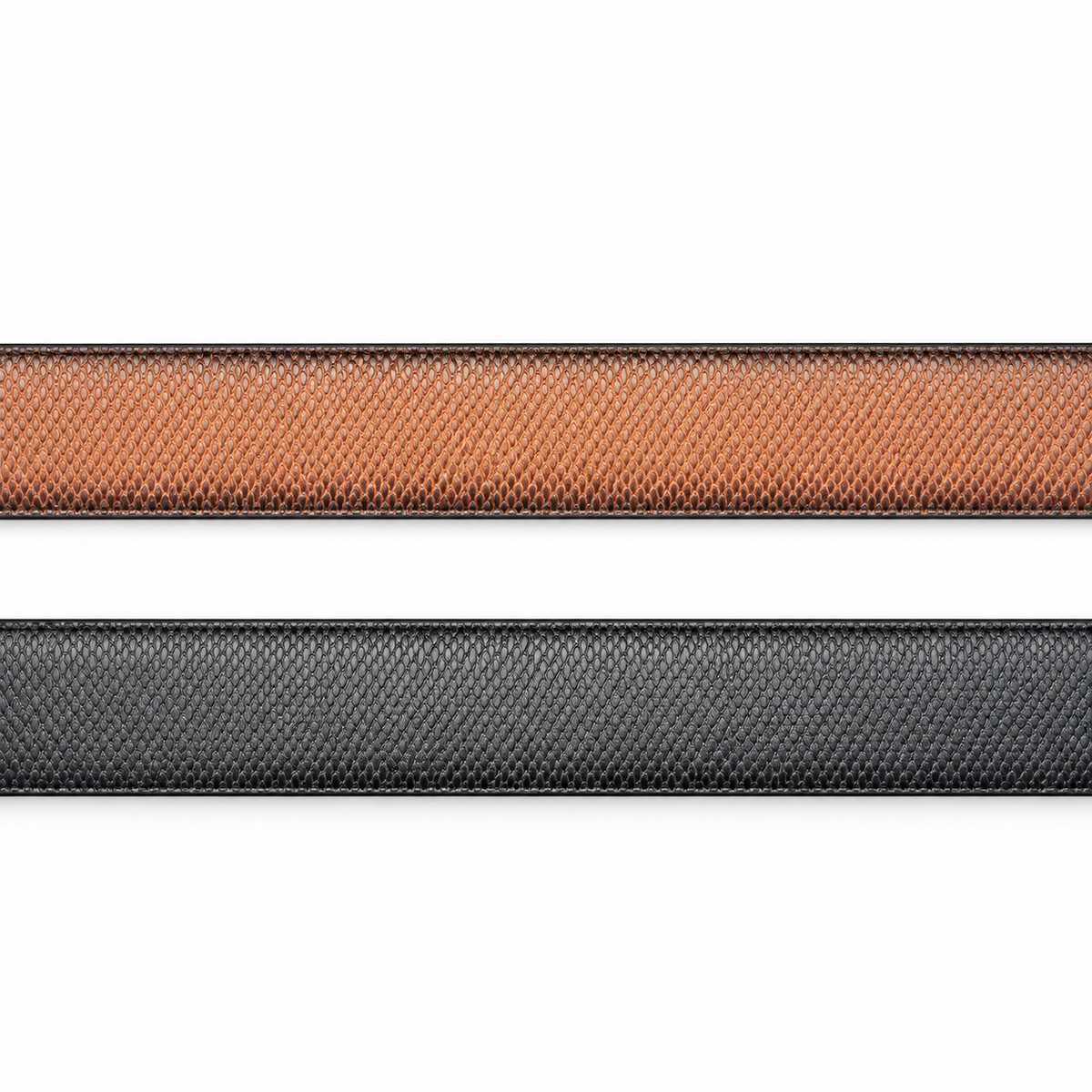 Gucci Premium Reversible GG-Style Textured Belt – Black & Brown