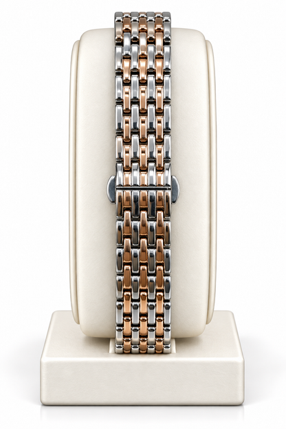 Calvin Klein Black Dial Dual Tone Chain Gleam 25100012 Women’s Watch