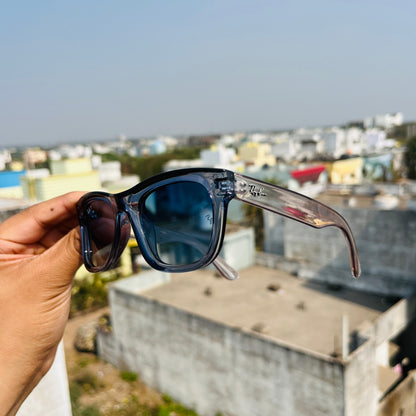 RB Reverse Trans Blue Premium Fashion Sunglass