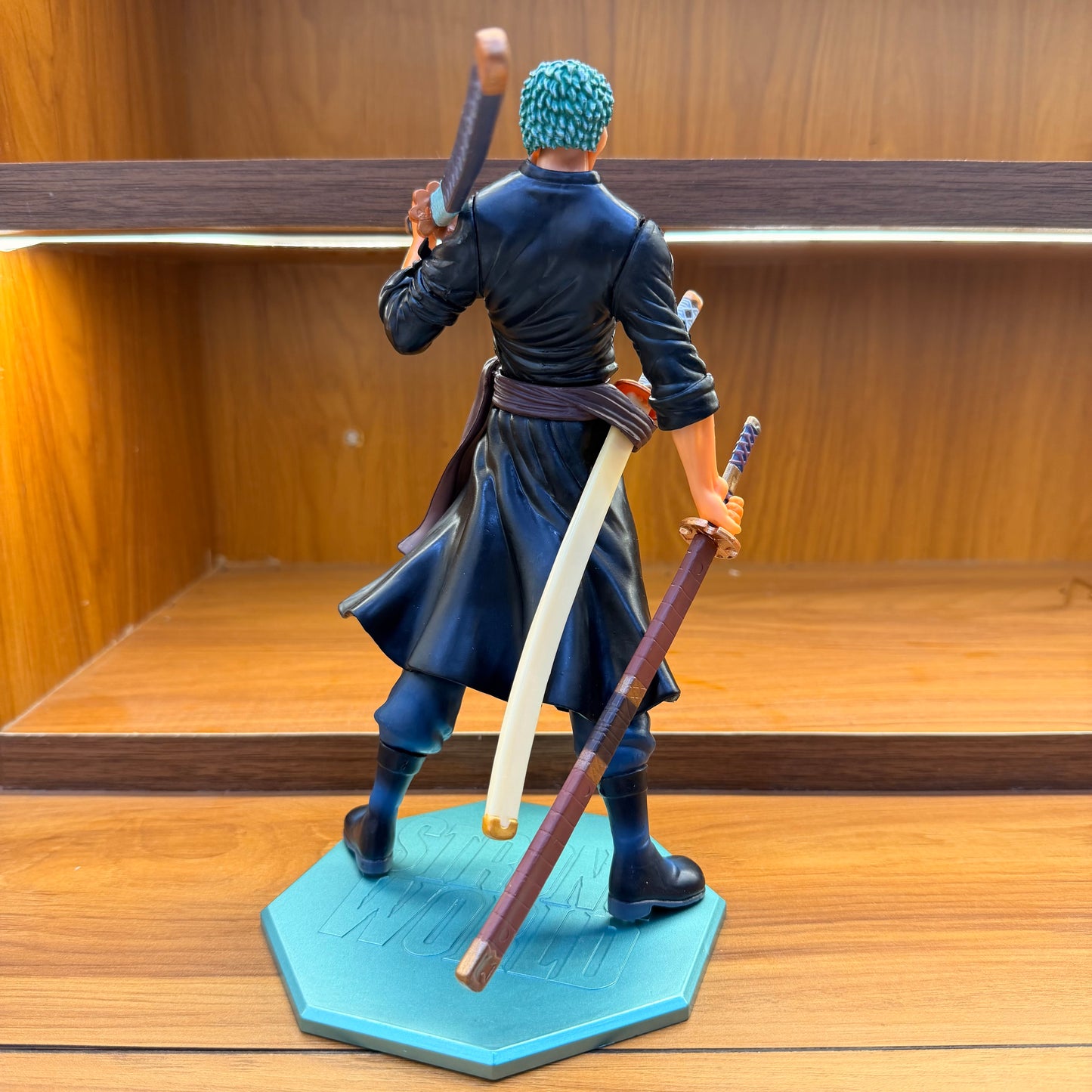 Roronoa Zoro Blue Base Anime Action Figure – 3 Sword Style Collectible
