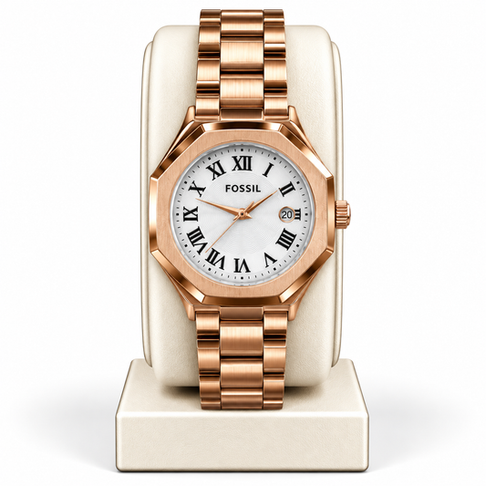 Fossil Harlow – Rose Gold-Tone Stainless Steel Watch