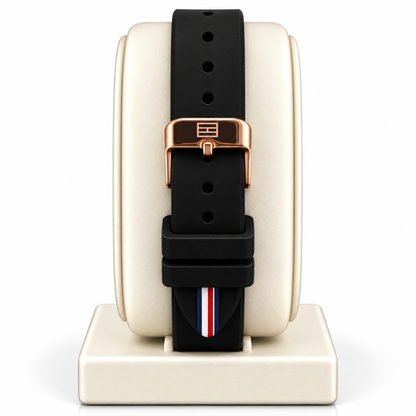 Tommy Hilfiger Multifunction Chronograph – Rose Gold & Black