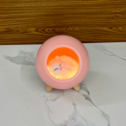 Cat House Night Light, USA Charging, Touch Adjustable, 1.2W, Rechargeable, Soft Warm Light, Ideal Fir Bedroom, Best For Gifting