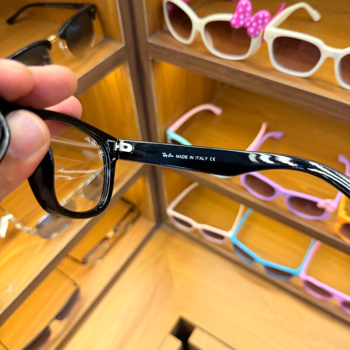 RB Reverse Black-Transparent Lens Premium Unisex Fashion Sunglass