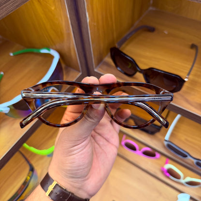 Prada Leopard Print Brown Colour All New Trending Premium Fashion Sunglass