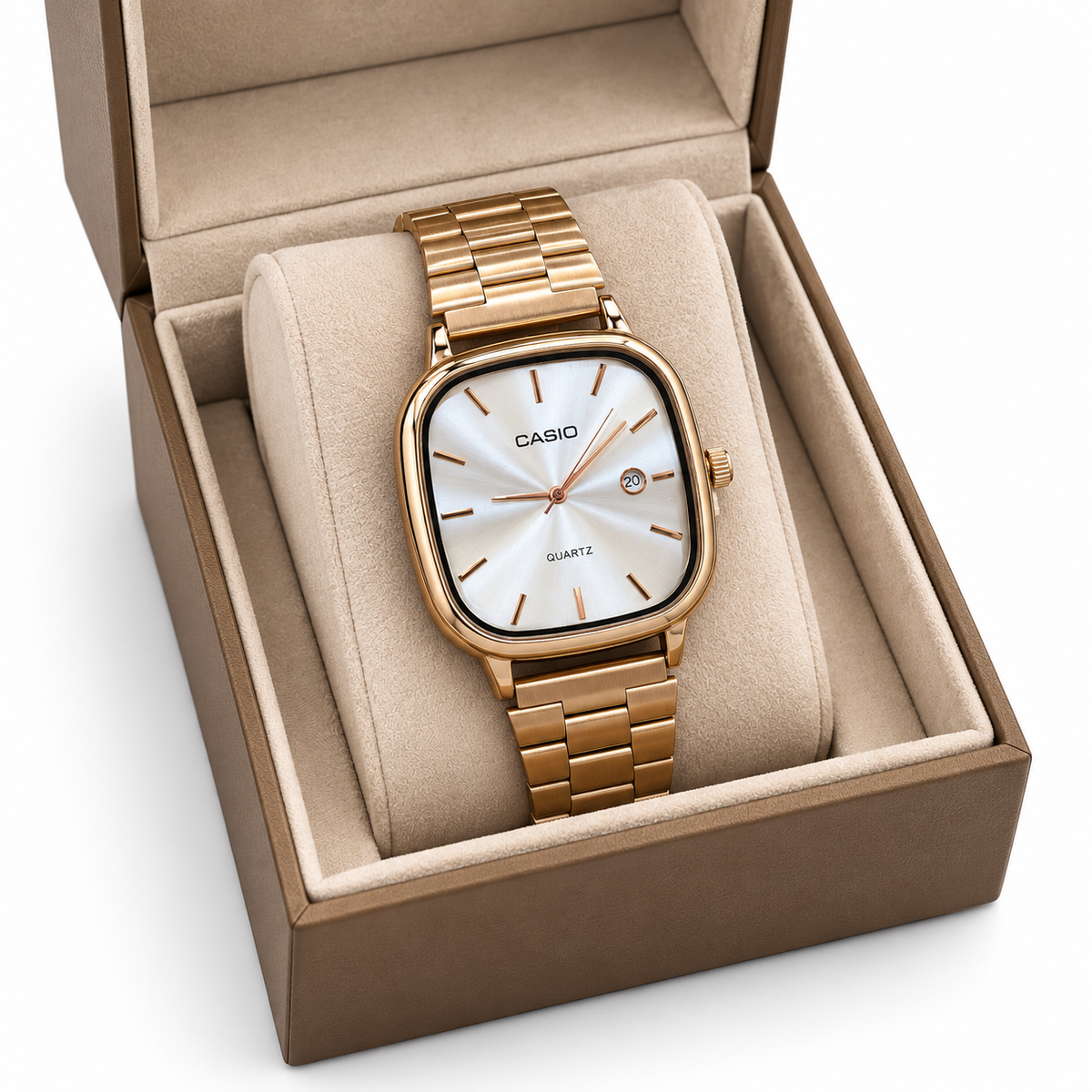 Casio LTP-B166G-9AV Timeless Collection GOLD Body Silver Dial