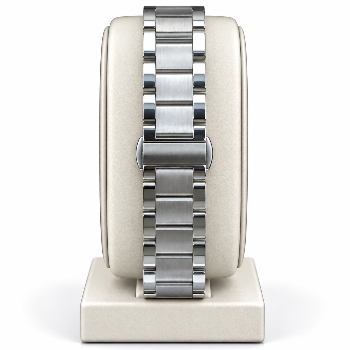 Fossil Slim Rectangular Silver Chain Watch