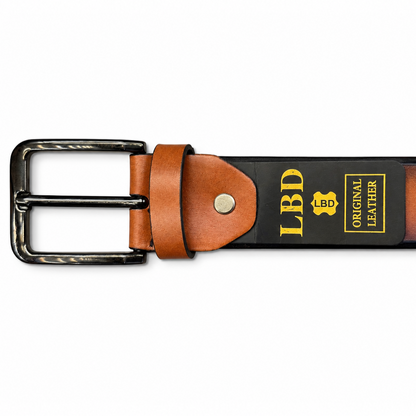 LPD Tan Brown Leather Belt